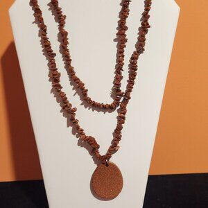AVENTURINE  NEW long necklace